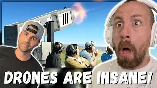 DRONES ARE INSANE! Mark Rober Vortex Cannon vs Drone (REACTION!!!)