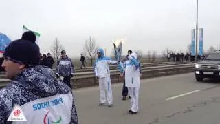 Эстафета Паралимпийского огня на Кавказе