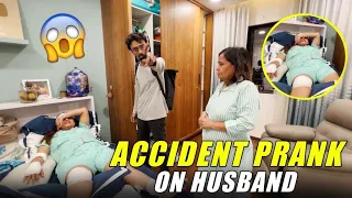 Accident Prank on Husband 😱 | Littleglove