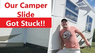 Broken RV Slide || RV Slide Motor Repair || Repair RV Slide Out || Camper slide Repair