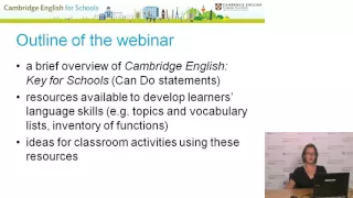 Chapter 1 Overview of Cambridge English Key for Schools