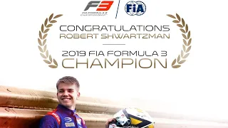 RELIVE THE MOMENT:Robert Shwartzman crowned 2019 F3 champion! 🏆