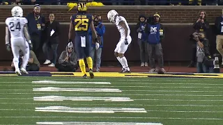 Michigan State WR Keon Coleman scores touchdown against rival Michigan