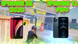 IPHONE SE 2020 VS IPHONE 12 PRO | IPHONE SE 2020 PUBG TDM TEST? | JONATHAN SET🔥😱