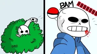 SANS, is not a Pokémon gaster! (Undertale Comic Dub Compilation)