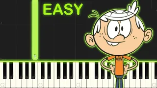 THE LOUD HOUSE - EASY Piano Tutorial