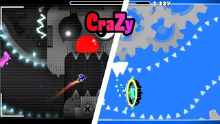 CraZy Original vs Layout | Geometry Dash Comparison