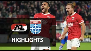 Highlights AZ - PEC Zwolle | Eredivisie