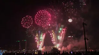 New year fireworks. In Dubai, UAE.