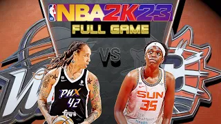 PHOENIX MERCURY vs CONNECTICUT SUN | WNBA 2K23 Full Game Concept Gameplay