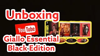 Unboxing Home Video. Cofanetto Giallo Essential Black Edition , Arrow Video.