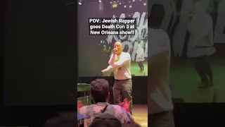 Rapper performs Kanye song Death Con 3 in New Orleans !