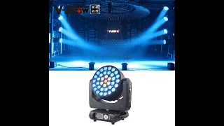 V-Show BWZ3715 37 * 15W RGBW 4in1 LED  Circle Control Beam Wash Zoom Moving Head Fixture Wash Lights