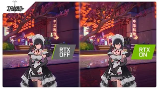 RTX ON Vs OFF, Tower of Fantasy RTX 3080 [2K 60FPS]