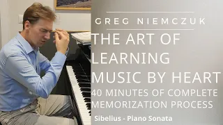 How to memorize a piece of music for piano? - Greg Niemczuk Tutorial - Process of memorization.