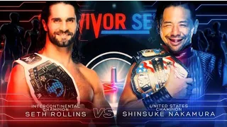 Survivor series 2018| Seth Rollins vs Shinsuke Nakamura| IC Champion vs USA Champion| wwe2k19