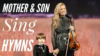 Mother and son singing hymns will melt your heart!