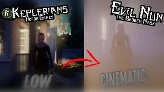 Evil Nun The Broken Mask All Jumpscares on every graphics • Low - Cinematic•@KepleriansTeamGames