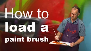 (DEMO) How to load a paint brush for best results.