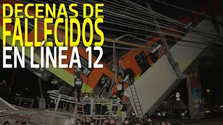 Caos y tragedia al colapsar la Línea 12 del Metro