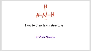 Lewis structure. Dot structure بالعربي  بالخطوات
