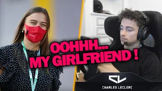 Funny moments of Charles Leclerc and his Girlfriend on Twitch 😍
