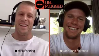 First they love you, then they hate you: World title secrets with Mick Fanning and John Florence.