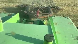 Steiger Bearcat III playing with its new toy