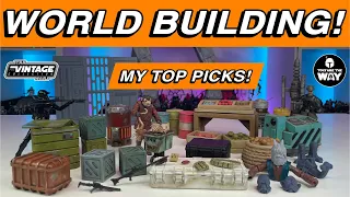 My Favorite World Building Items! | Star Wars The Vintage Collection | Star Wars Diorama Accessories
