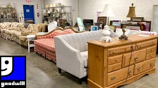 GOODWILL (3 DIFFERENT STORES) SHOP WITH ME FURNITURE CHRISTMAS DECOR SHOPPING STORE WALK THROUGH