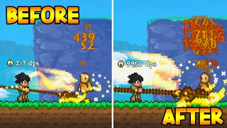 Terraria, But Damaging Enemies UPGRADE My Spears...