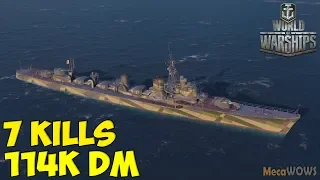 World of WarShips | Shimakaze | 7 KILLS | 114K Damage - Replay Gameplay 4K 60 fps