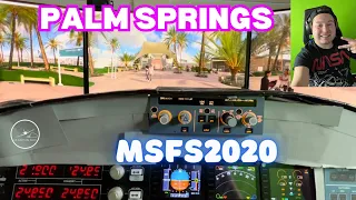 Inibuilds Palm Springs Airport (PSP) for Microsoft Flight Simulator 2020