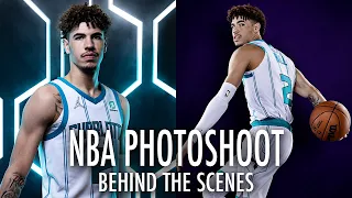 NBA PHOTOSHOOT // TWO Setups TWO Cameras // Behind the Scenes