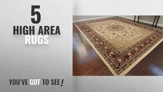 Top 10 High Area Rugs [2018 ]: Dunes Traditional Isfahan High Density 1" Thick Wool 1.5 Million