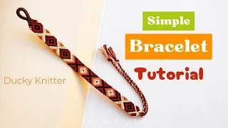 HOW TO MAKE FRIENDSHIP BRACELET  | DIY | DIAMOND TUTORIAL