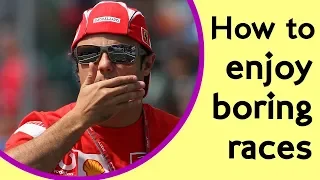 How to enjoy boring races