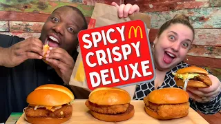 McDonald's NEW Crispy Chicken Sandwiches! [Taste Test]