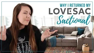 Lovesac Review | Is Lovesac Sactional Worth it? | Why I'm Returning my Sactional Sofa