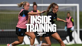 INSIDE TRAINING | Miedema returns as the Gunners train at adidas HQ!