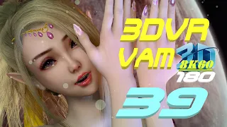 3DVR180 8K VaM 39 (sasakure.UK x DECO*27) (桜樹みりあ Cover), Space Elf, Sexy Dance, MMD, セクシー 60FP VR180