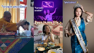 | Days in my life - Crown Unveiling, photoshoots, kareoke with @SangayVlogs  | @pemcho28 |