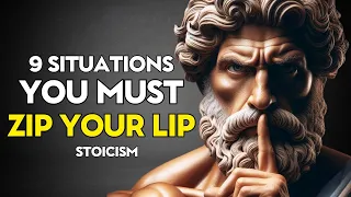 9 Critical Times to Opt for Silence: Lock Your Mouth | Stoic Lessons