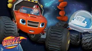 Astronaut Blaze Travels Through Outer Space to Mars! 🚀 | Blaze and the Monster Machines