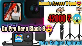 Go Pro Hero 9 Black + Tripod Remote Control + Rubber Case Hero 9 | New Gadget Updated | Adesh Gupta