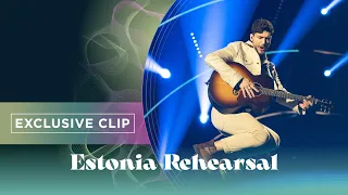 Stefan - Hope - Exclusive Rehearsal Clip - Estonia 🇪🇪 - Eurovision 2022