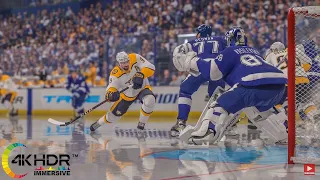 OT Shootout! Tampa Bay Lightning vs Nashville Predators 4K! Full Game Highlights NHL 22 PS5 Gameplay