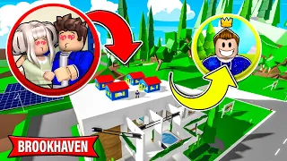 CREO UNA CIUDAD ENCIMA DE LA CASA DE PERSONAS en BROOKHAVEN! 🤣🏡 - Roblox YoSoyLoki