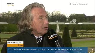 Obama-Besuch in Hannover: Thomas Jäger zur Beziehung mit Kuba am 24.04.2016