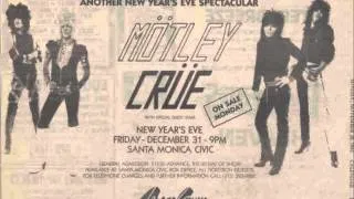 Motley Crue Live Santa Monica Civic Center December 31, 1982